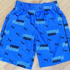 Puma Blue Athletic Shorts boys 5/6